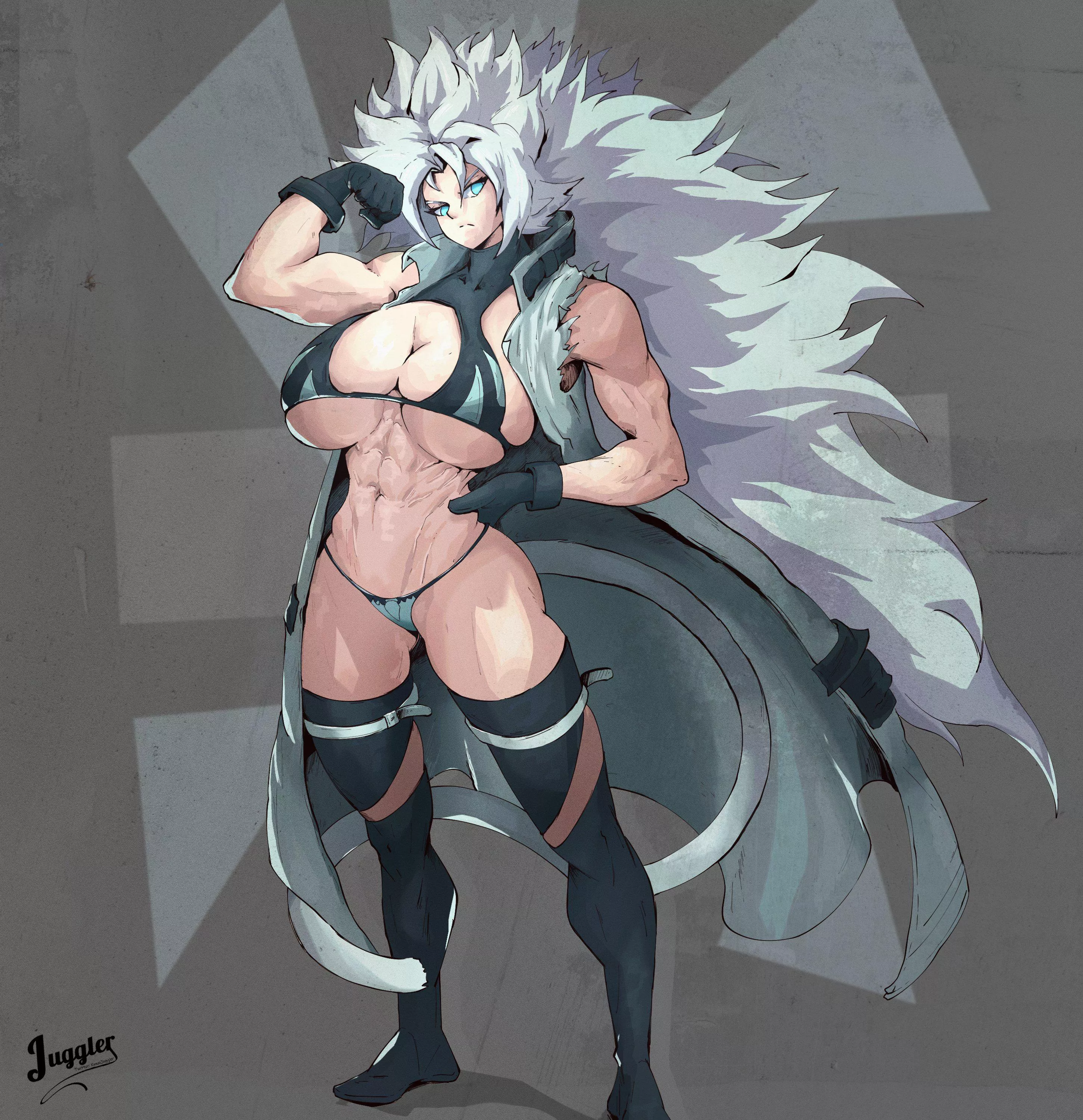 Hair and Muscle [@Sun_Juggler]