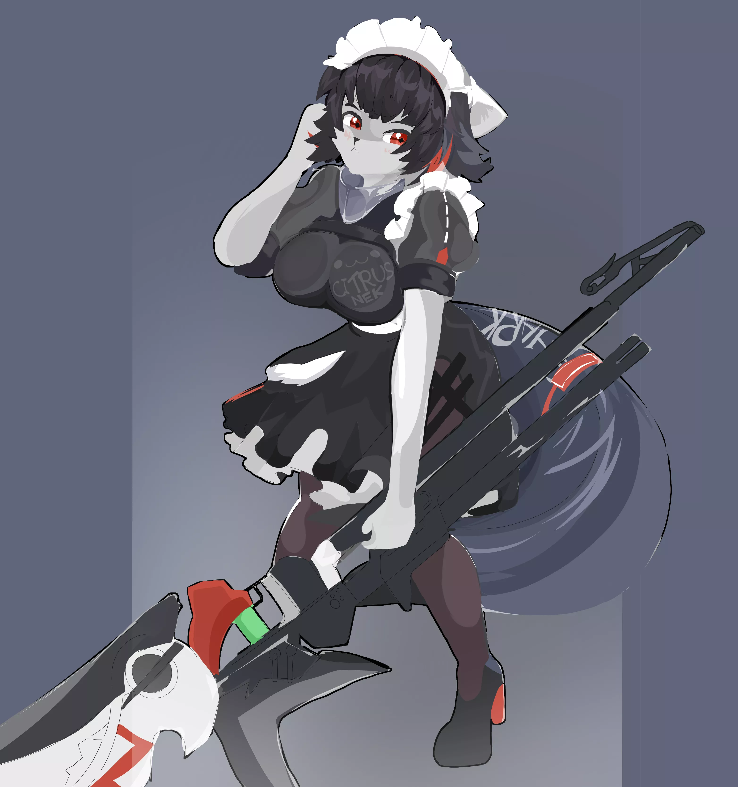 I decided to make Ellen Joe🦈 from ZZZ a furry version