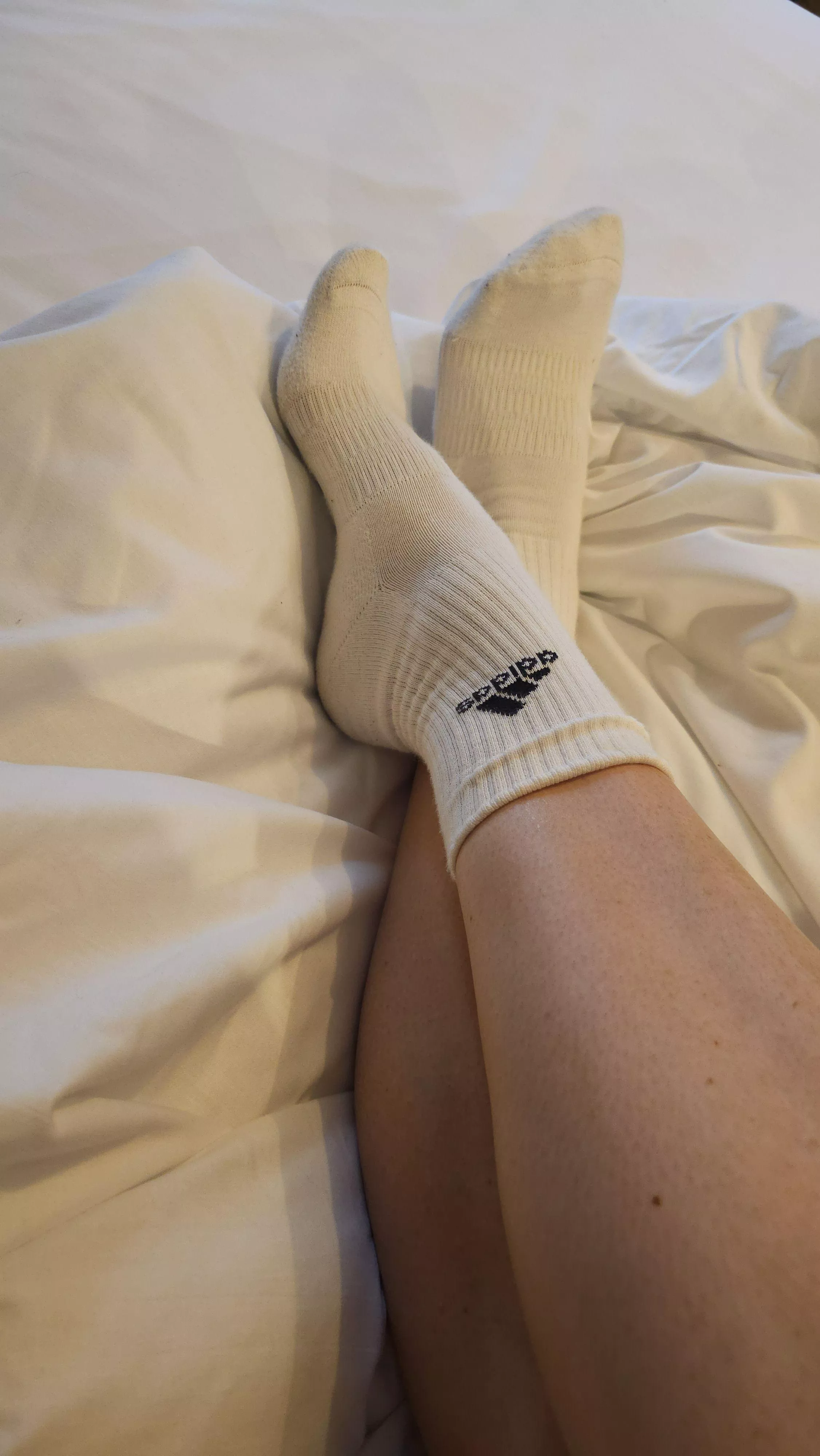 Inhale the essence of my socks, and let your mind wander into the land of pleasure. [F]