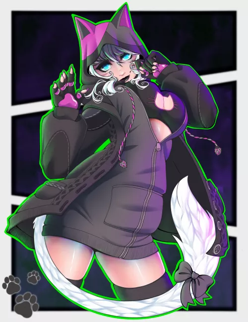 Strike a Pose (Miqo'te) (FFXIV) by me