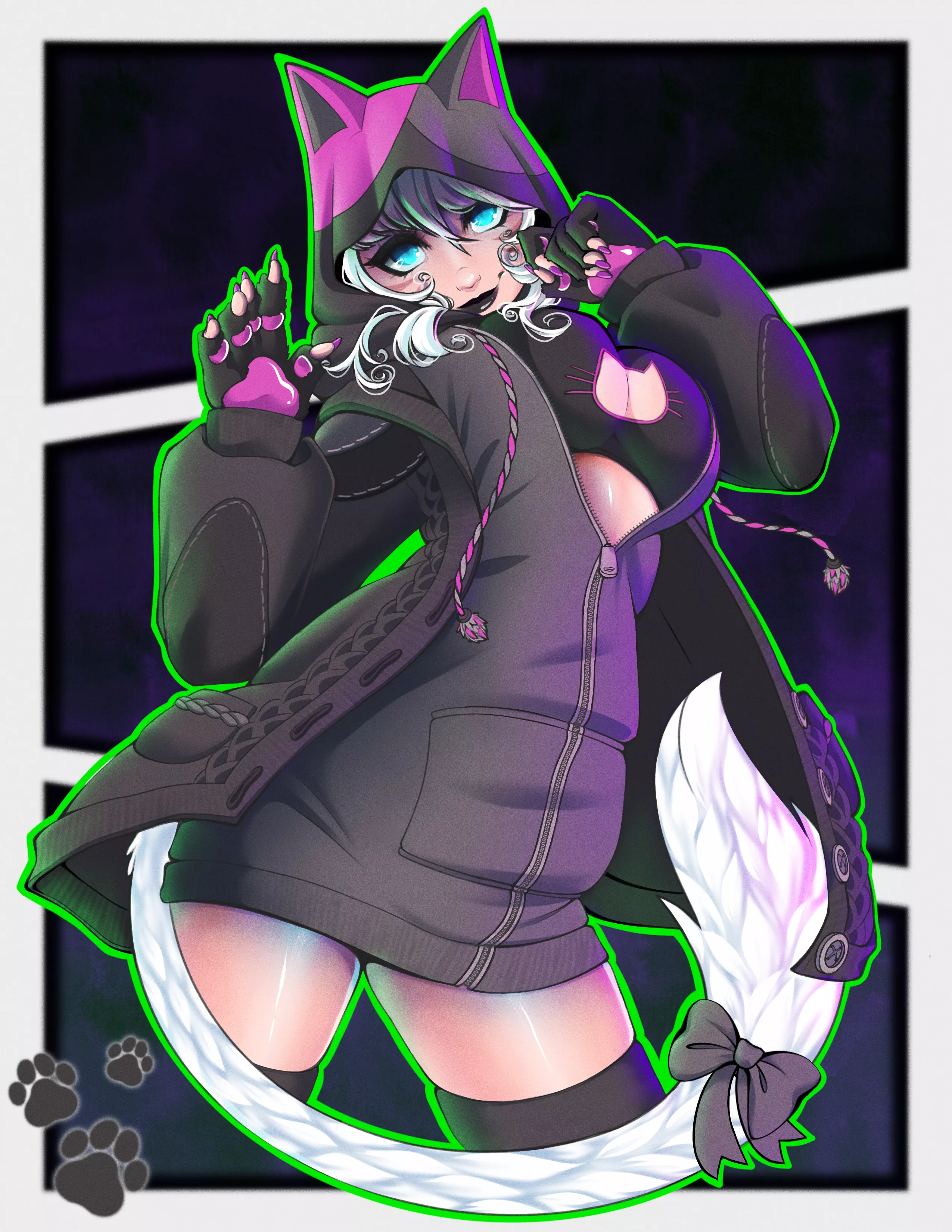 Strike a Pose (Miqo'te) (FFXIV) by me