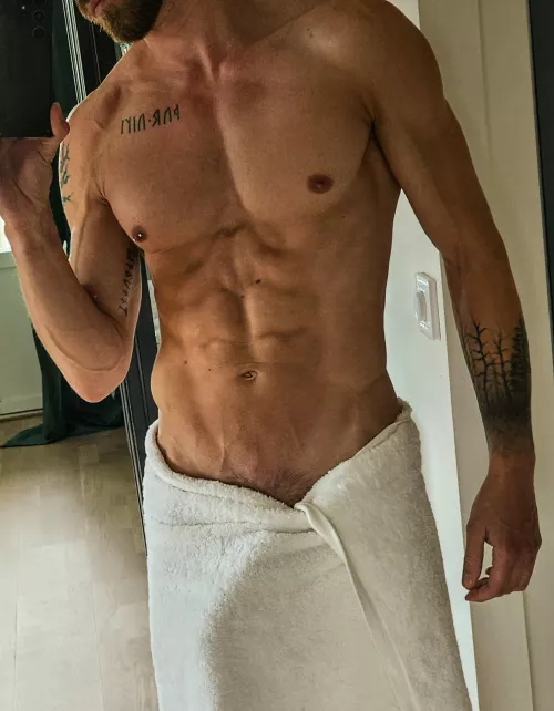 Wanna inspect my tattoos in the shower?