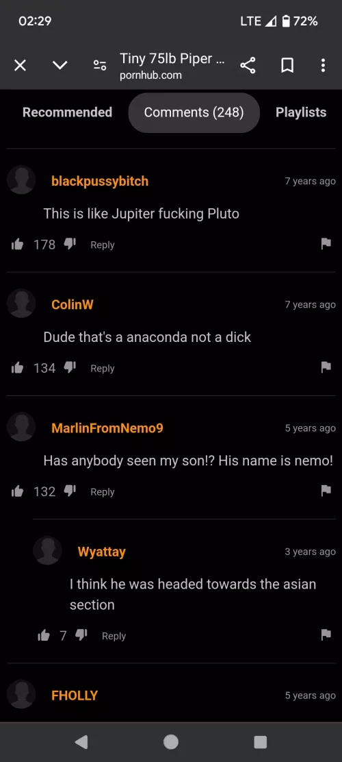 Anyone seen Nemo pass through here?