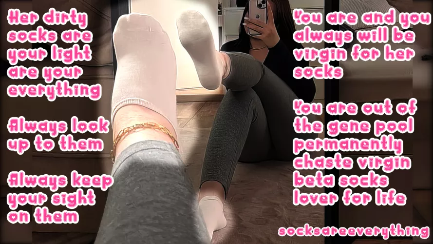 As a SocksSexual stupid beta loser you always look up to the socks. Out of the gene pool virgin.