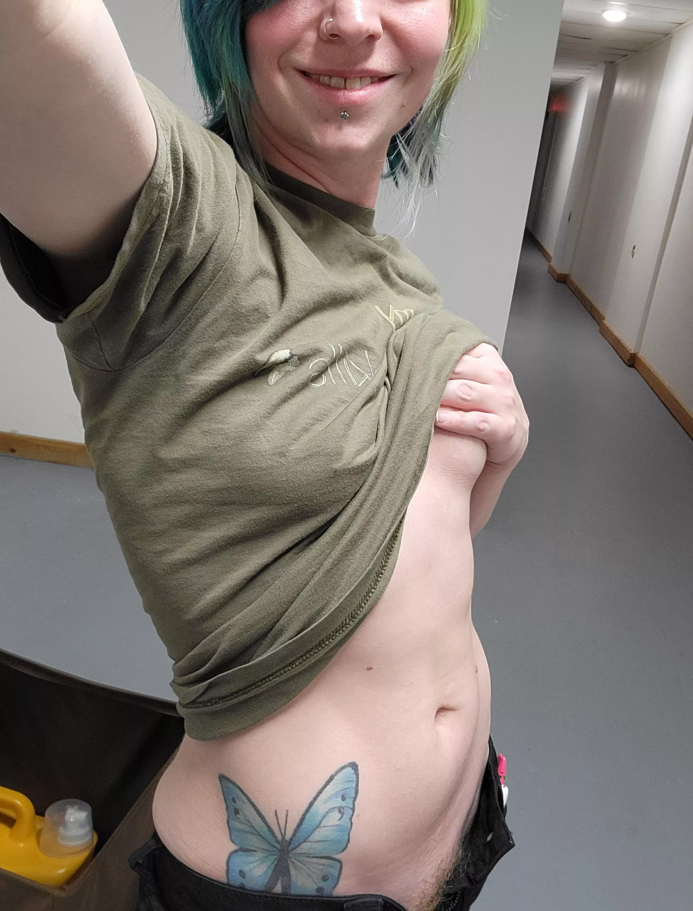 Bored waiting for laundry ;) 