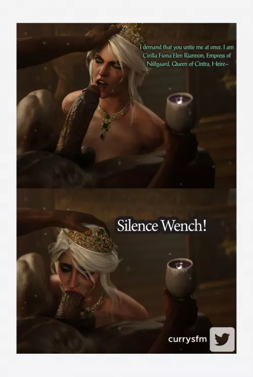 Empress Ciri chokes on ckck (currysfm)