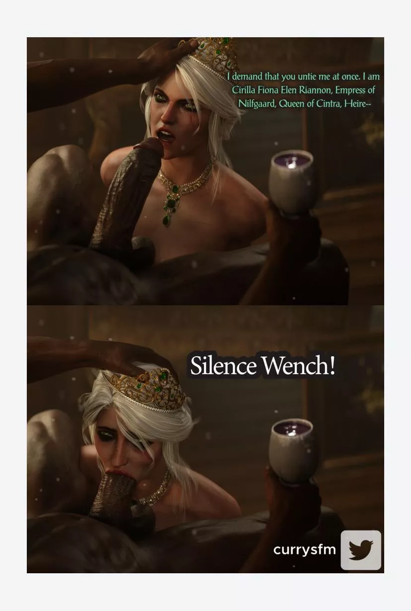 Empress Ciri chokes on ckck (currysfm)