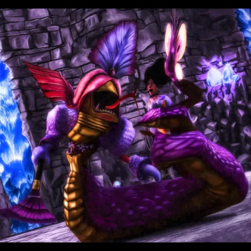 FF9 - Madam Lamia retorts to Garnet's slap (more in comment)