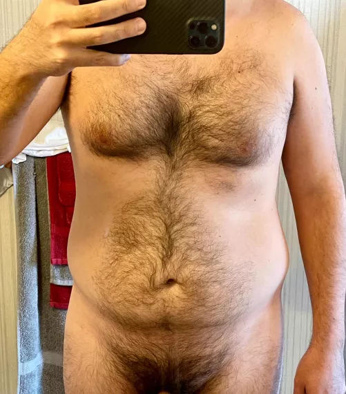 Hairy dad bod