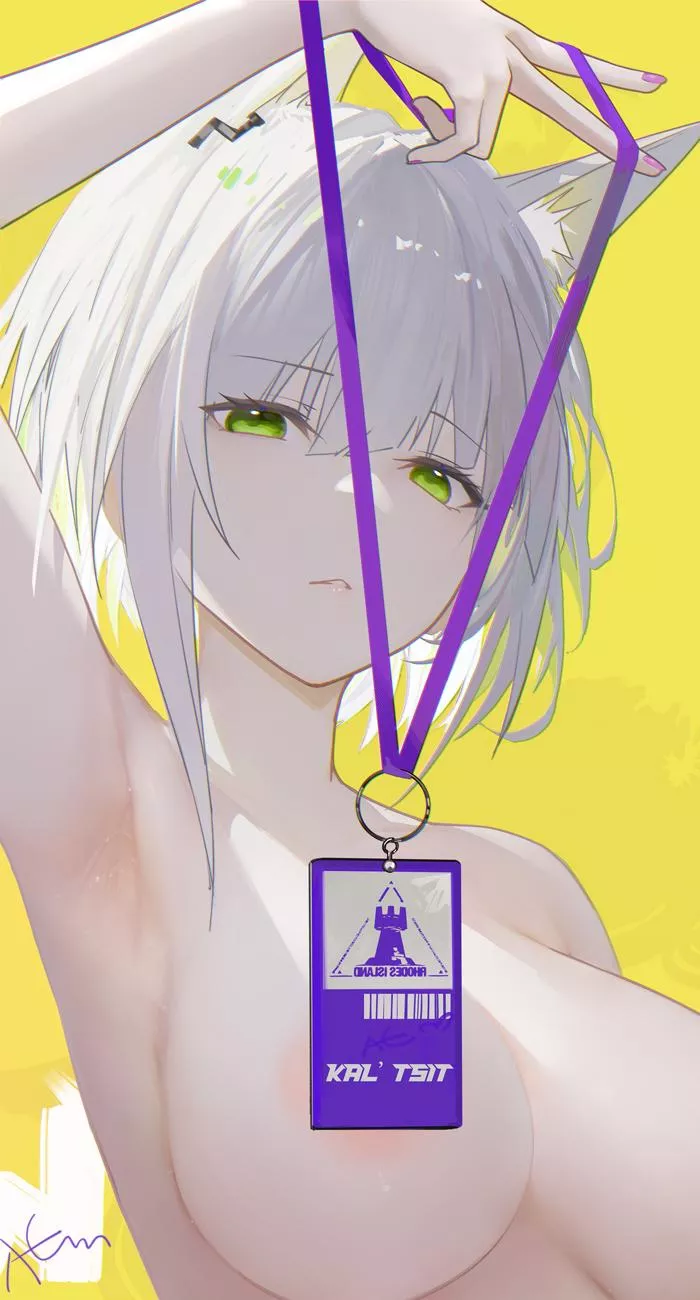 Kal'tsit shows her ID card (AGM94786) [Arknights]