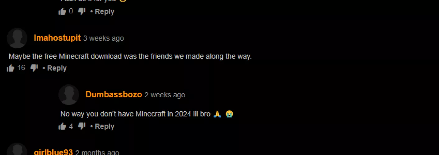 Nah cuz we NEED minecraft