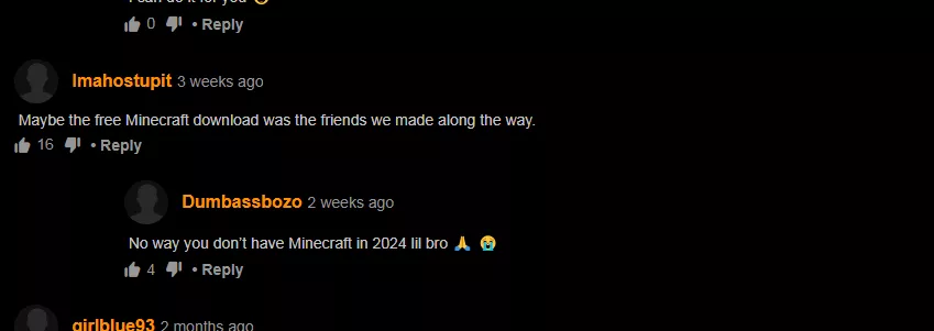 Nah cuz we NEED minecraft