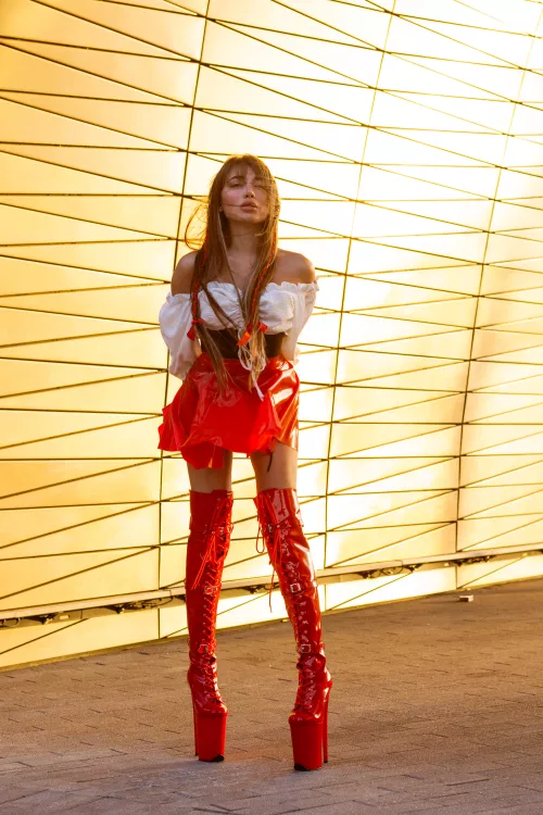 People are always shocked when they see me in the street in shiny clothes 