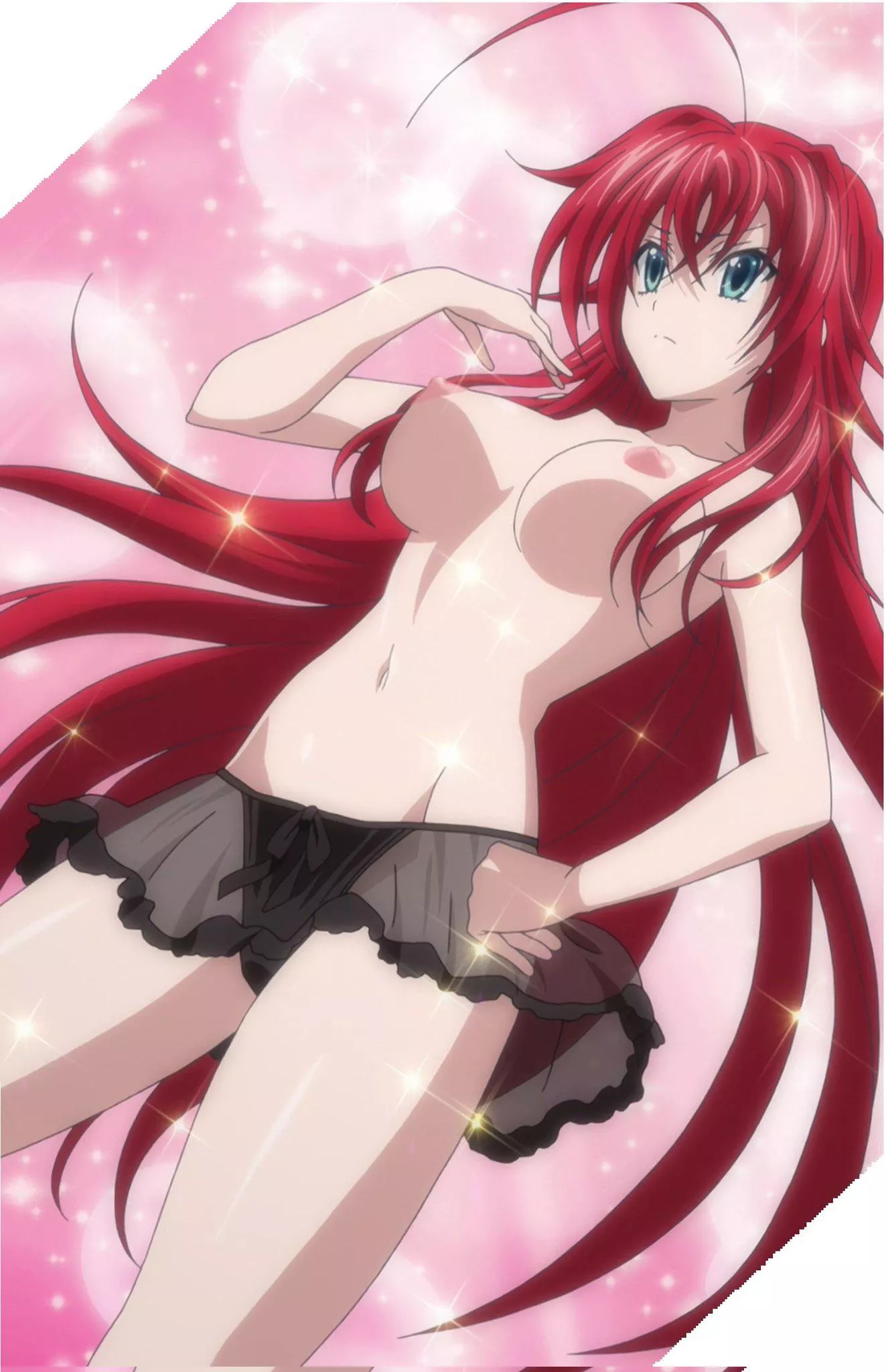 Rias Gremory showing off her Plot(s) [High School DxD]