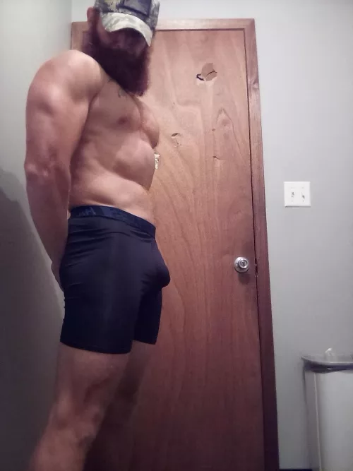 The briefs..good support. I'm the ginger bread man