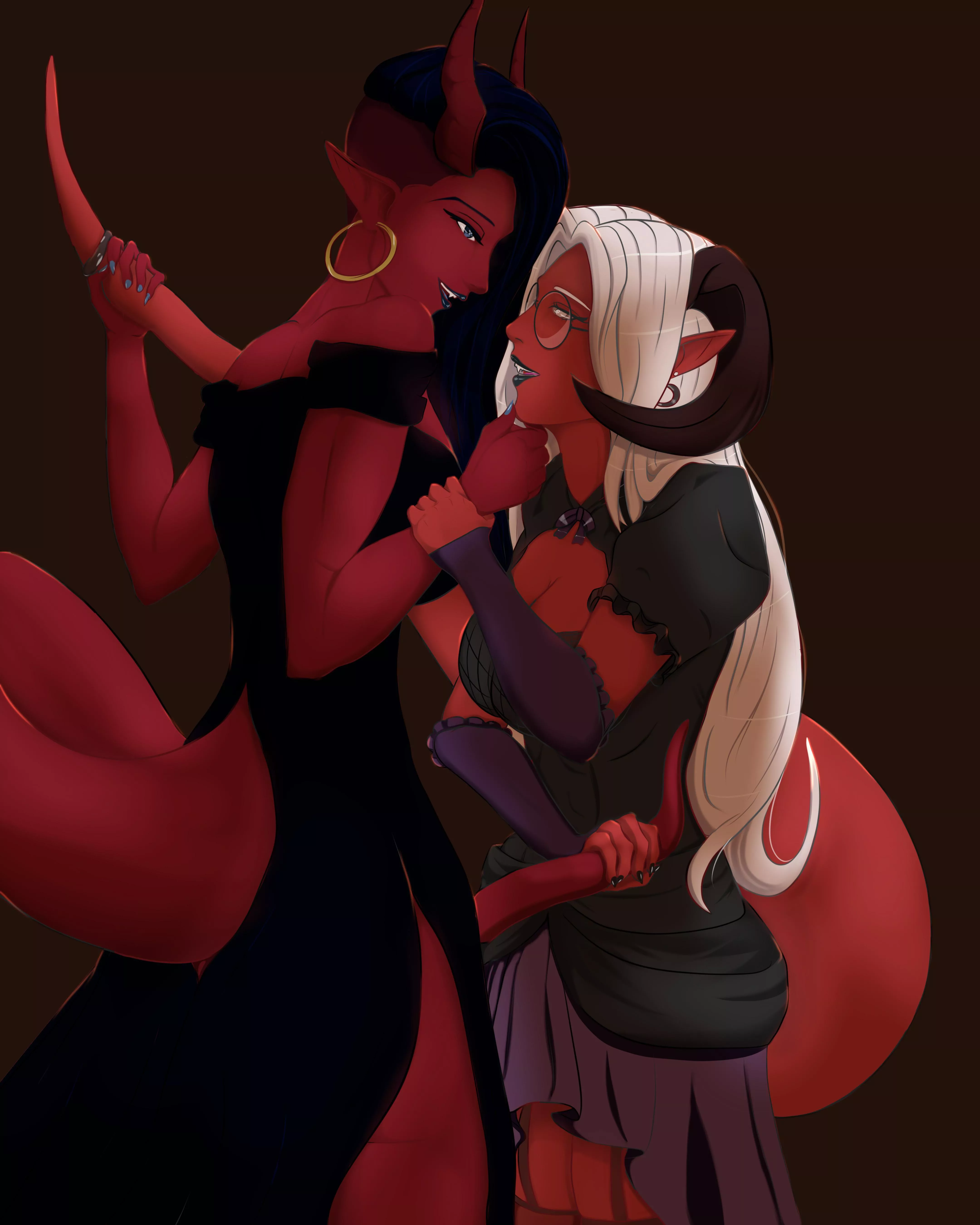 While TieflingMelissa is gorgeous, there are differences between us~ (GwendolynVrisala) 