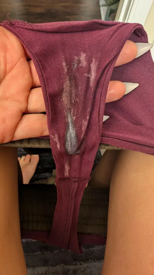 I had a wet dream last night 🙈 should I keep wearing these panties today?