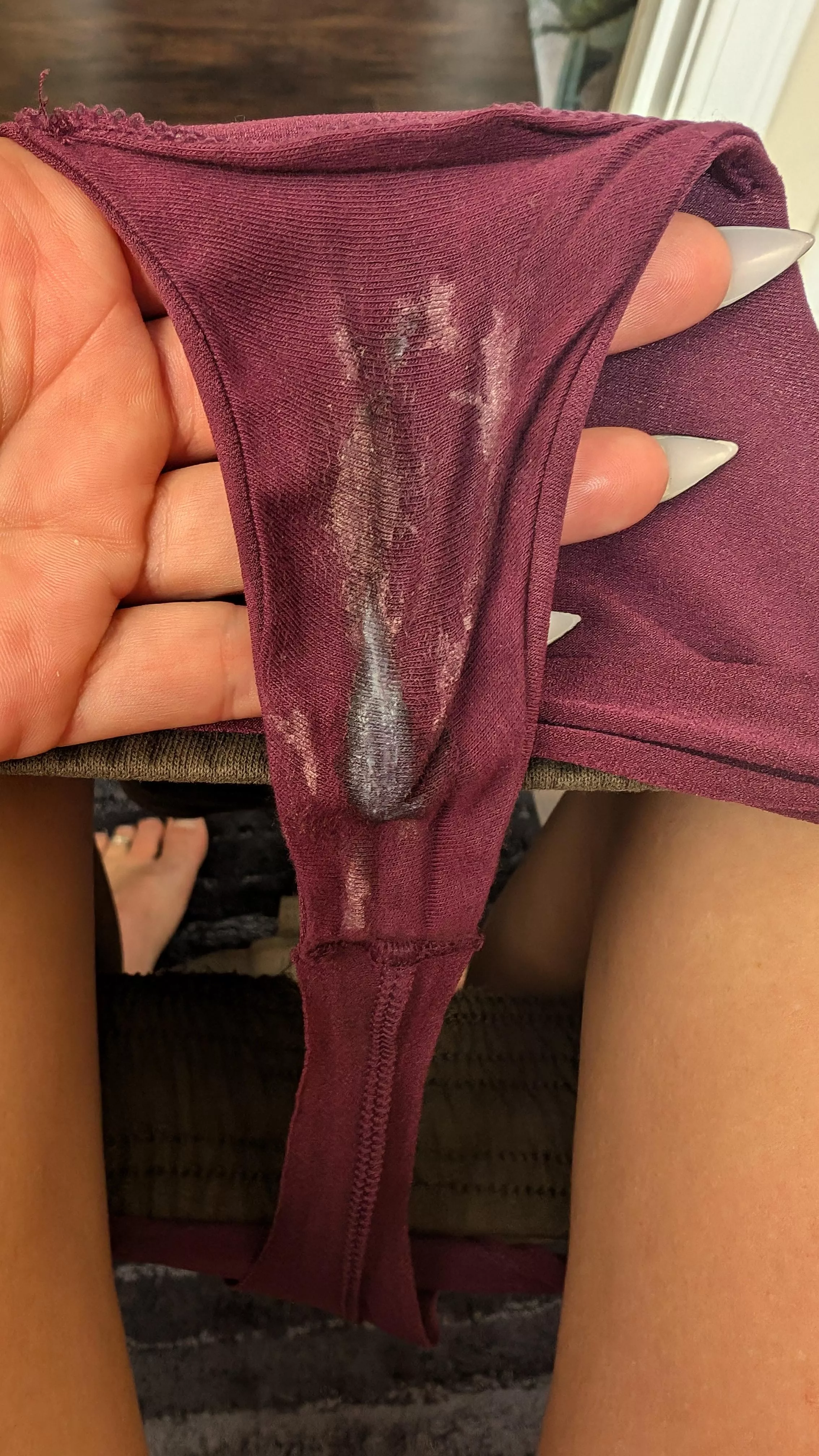 I had a wet dream last night 🙈 should I keep wearing these panties today?