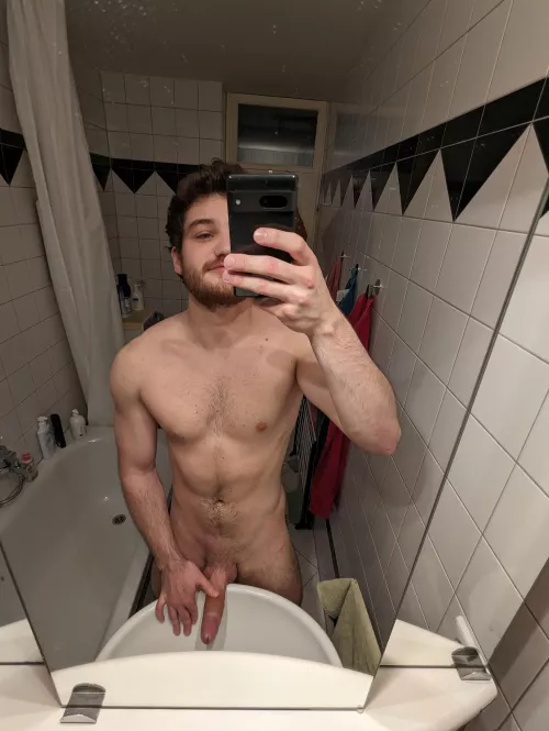 Imagine bending you over 