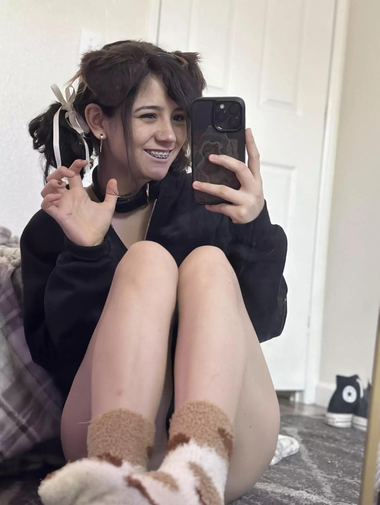 is puppy cute with her braces smile? :3