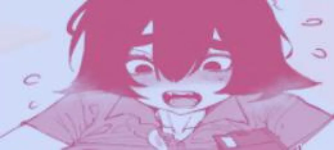 LF Color Source 1girl, looking down, flying sweatdrops, partially clothed, blushing, mouth open, breath 