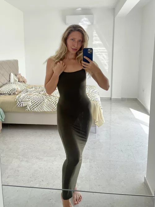 My best green tight dress