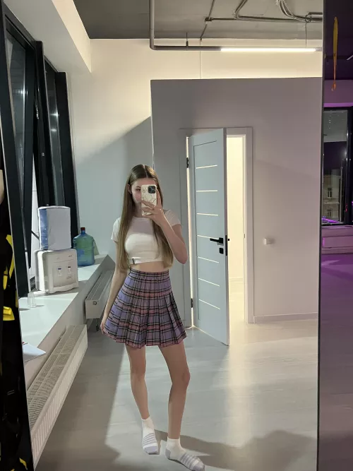 My mirror selfie with in cute summer outfit