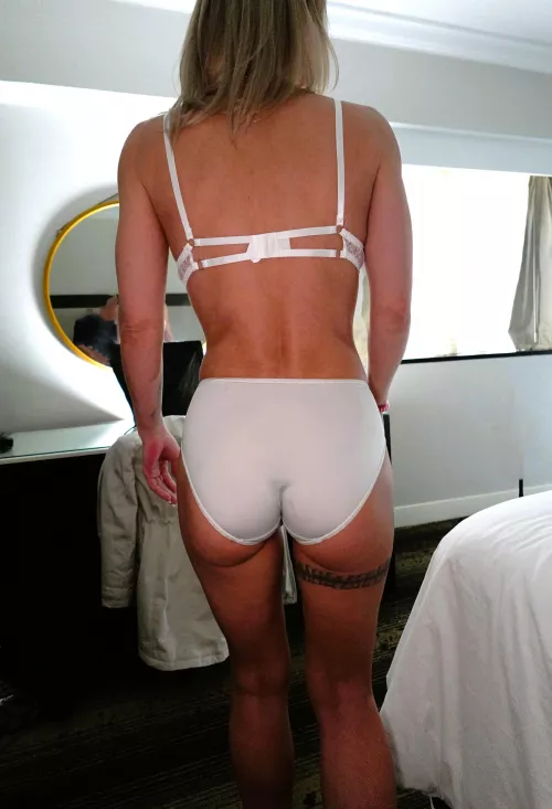 Plain White Granny Panties for Today