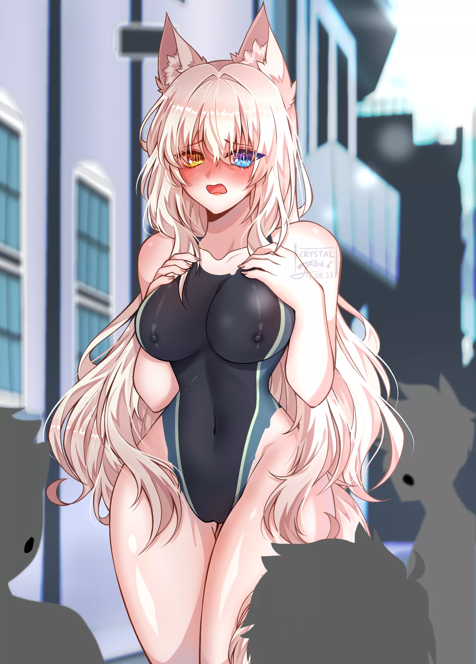 Please... don't look... I was forced to do this