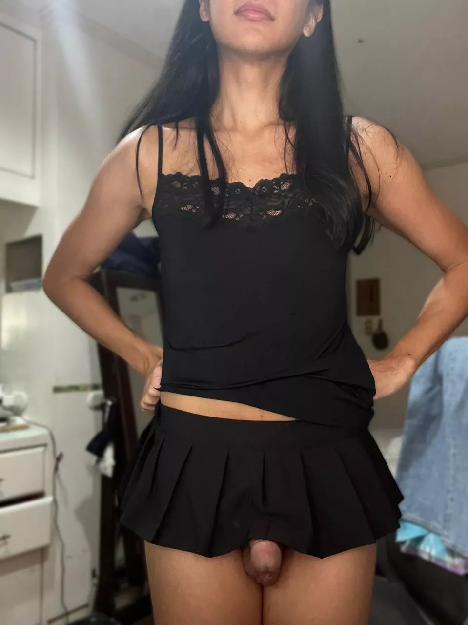 What would you do if my little dick slipped out while we were in public?