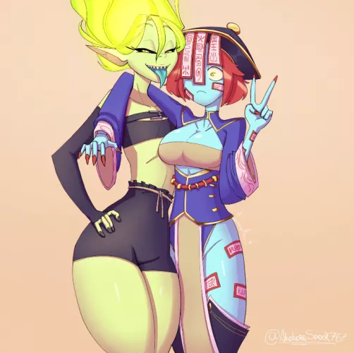 Zombie Friends by @Aboboraspook767