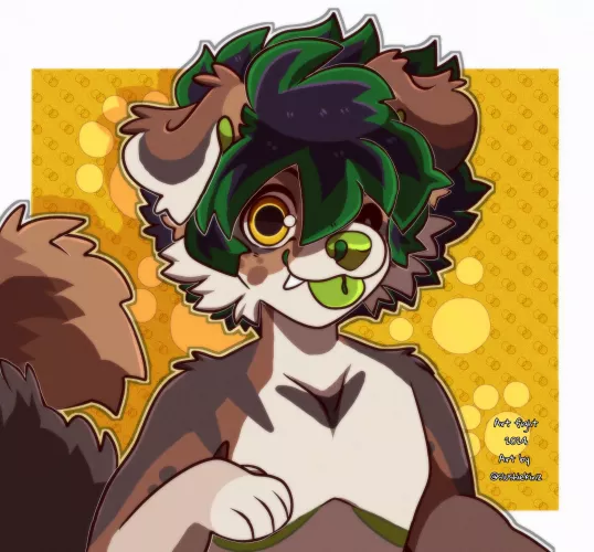 Artfight attack on Korohamuu (art by me) 