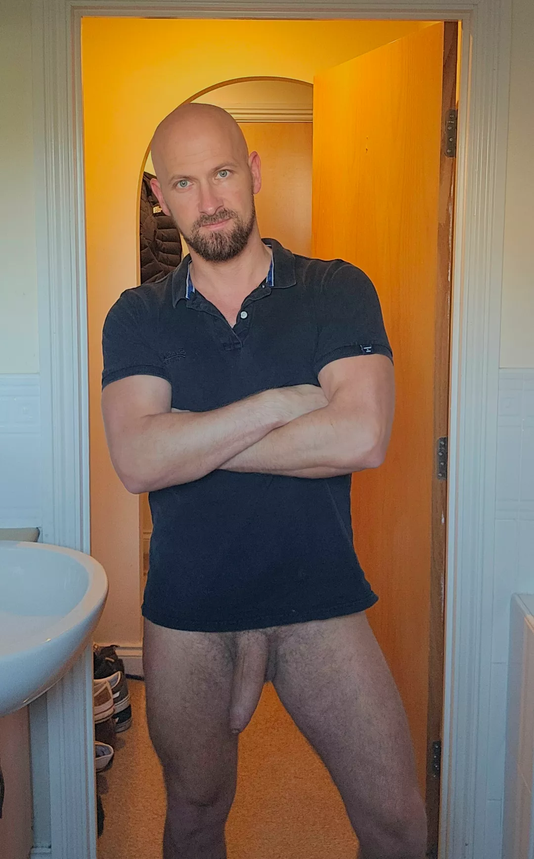 Beard a bit shorter than usual..