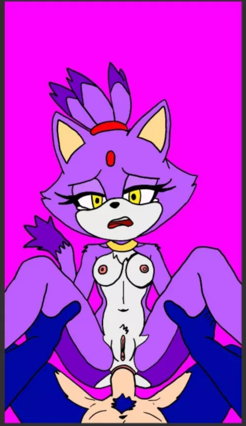 Blaze the cat by (gachafox)