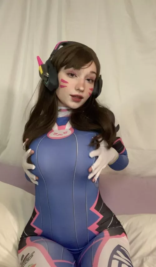 D.Va from Overwatch by CherrieLittle