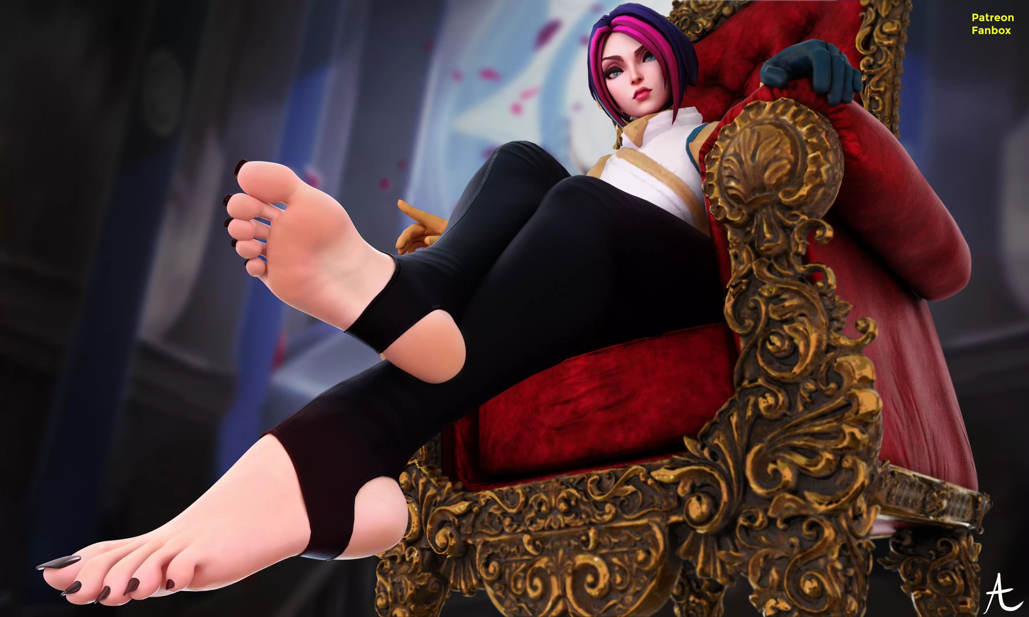 Fiora (League of Legends) [Artist: Alternat0r218]