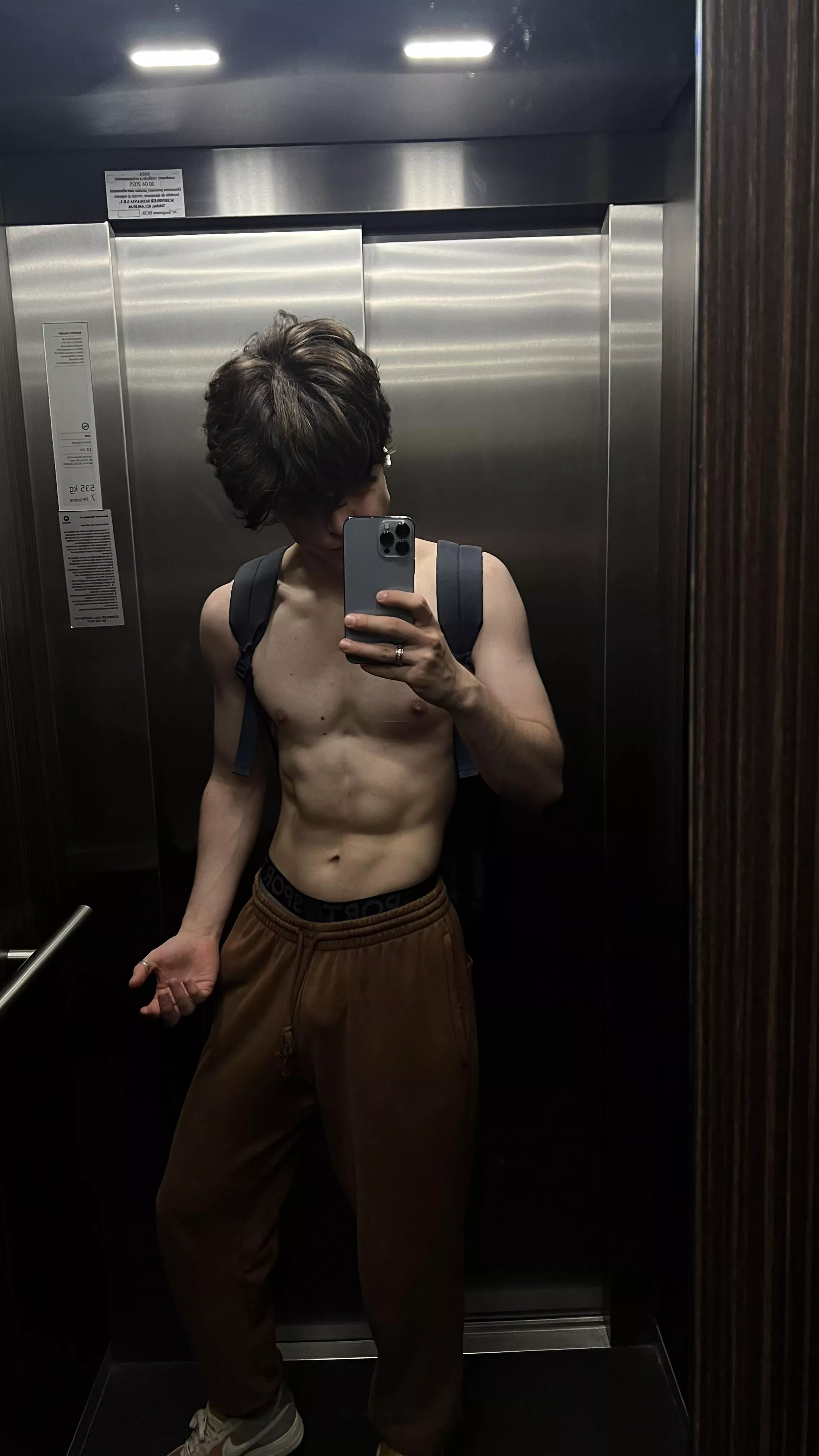 I’m walking like that on the street 