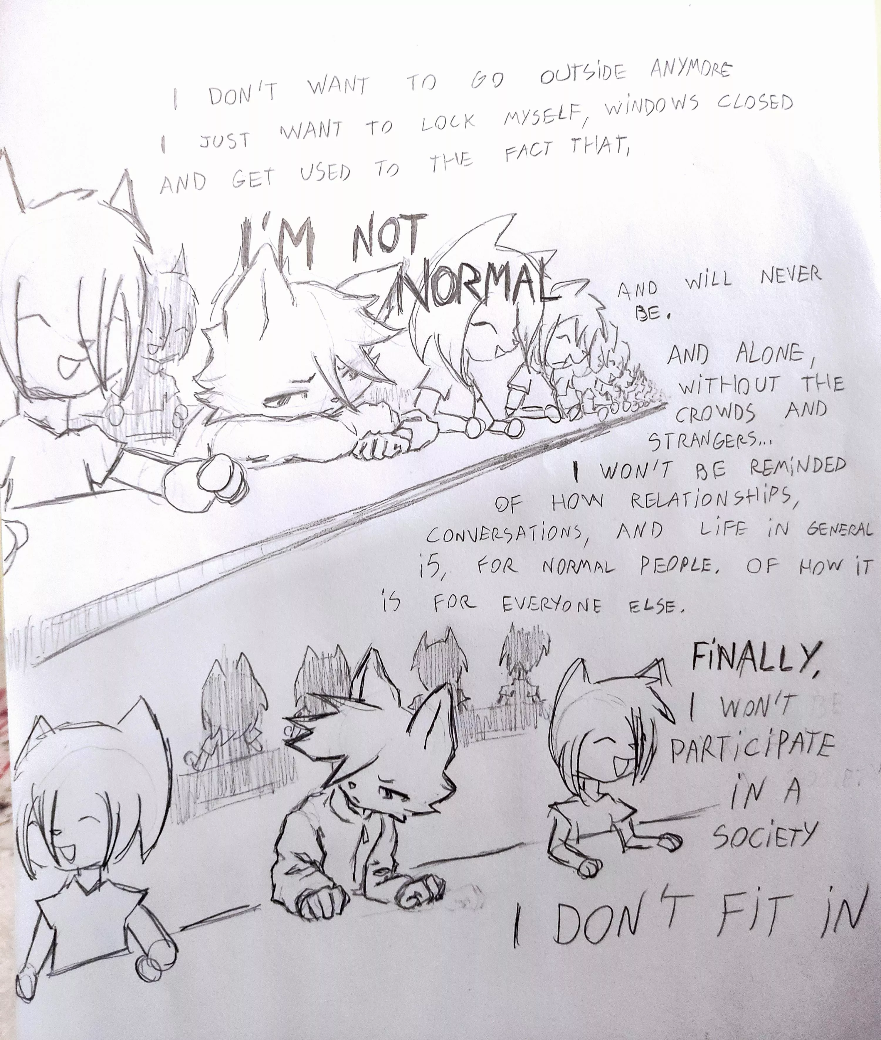 make the world dissapear or dissapear from the world