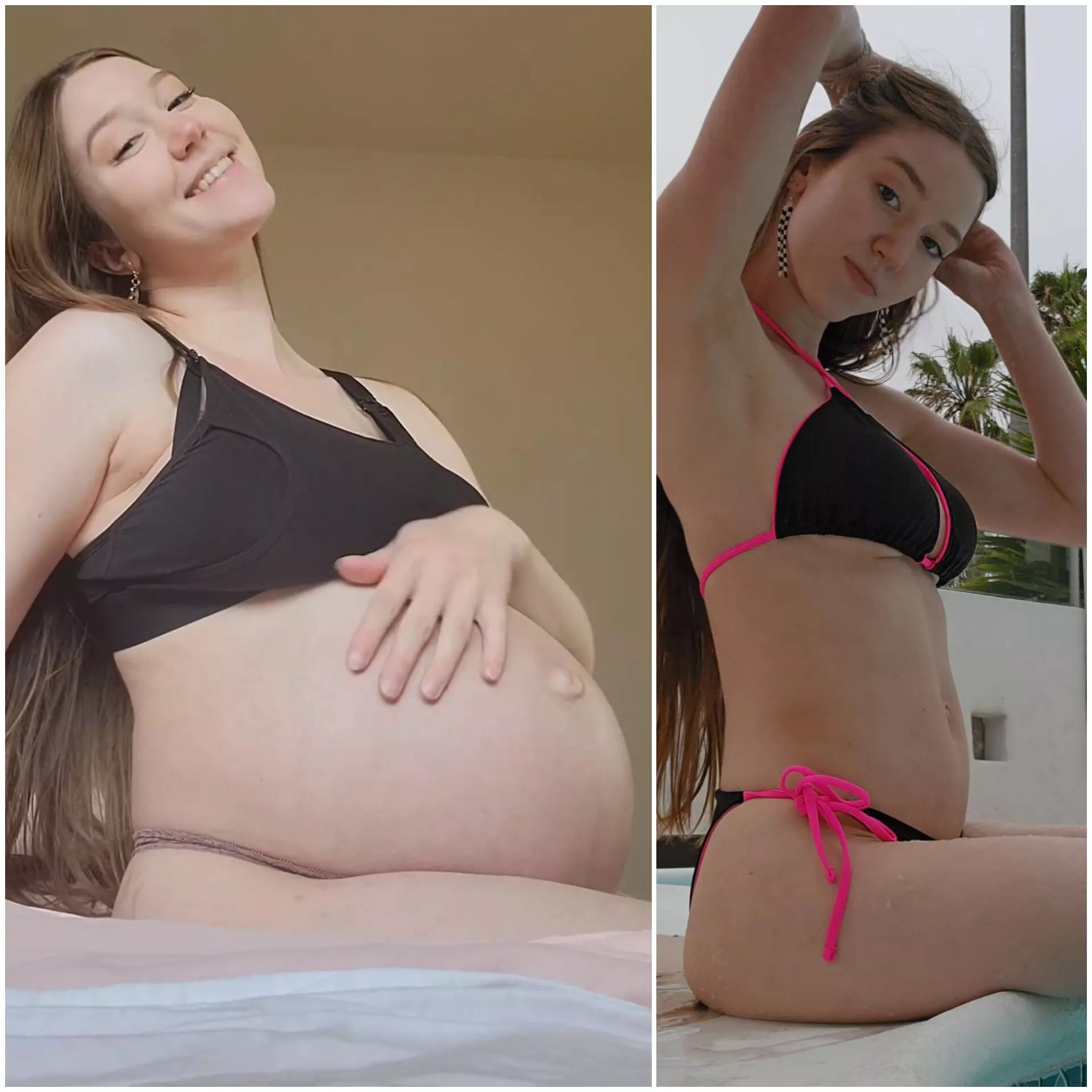 Pregnant belly vs mombod 
