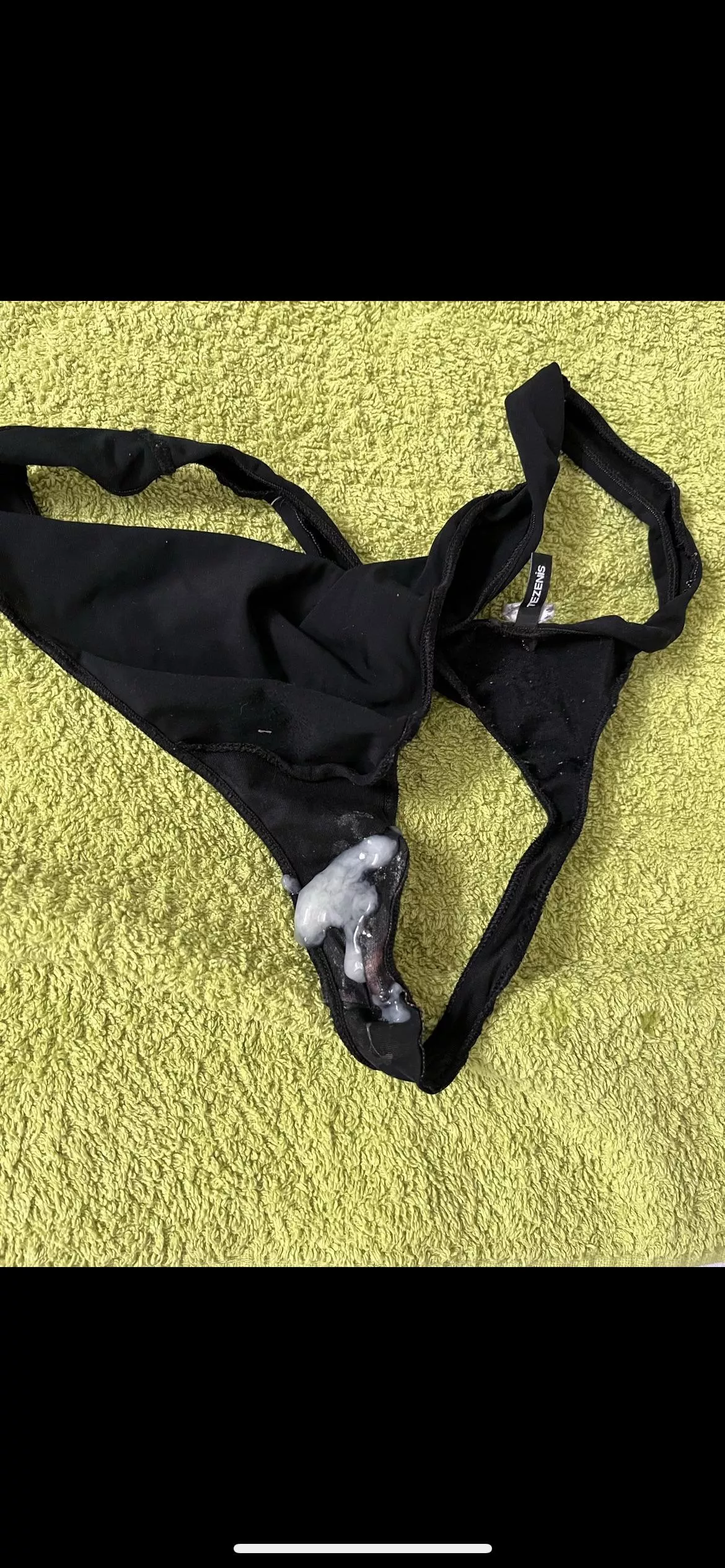 Roommate’s (F22) black thong