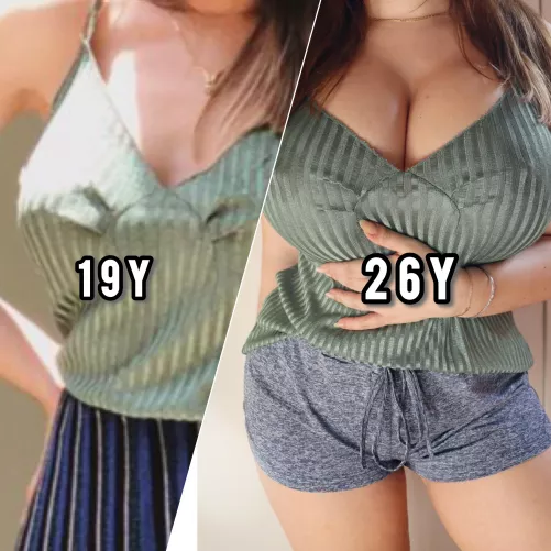Same blouse comparison, should I grow even more? 