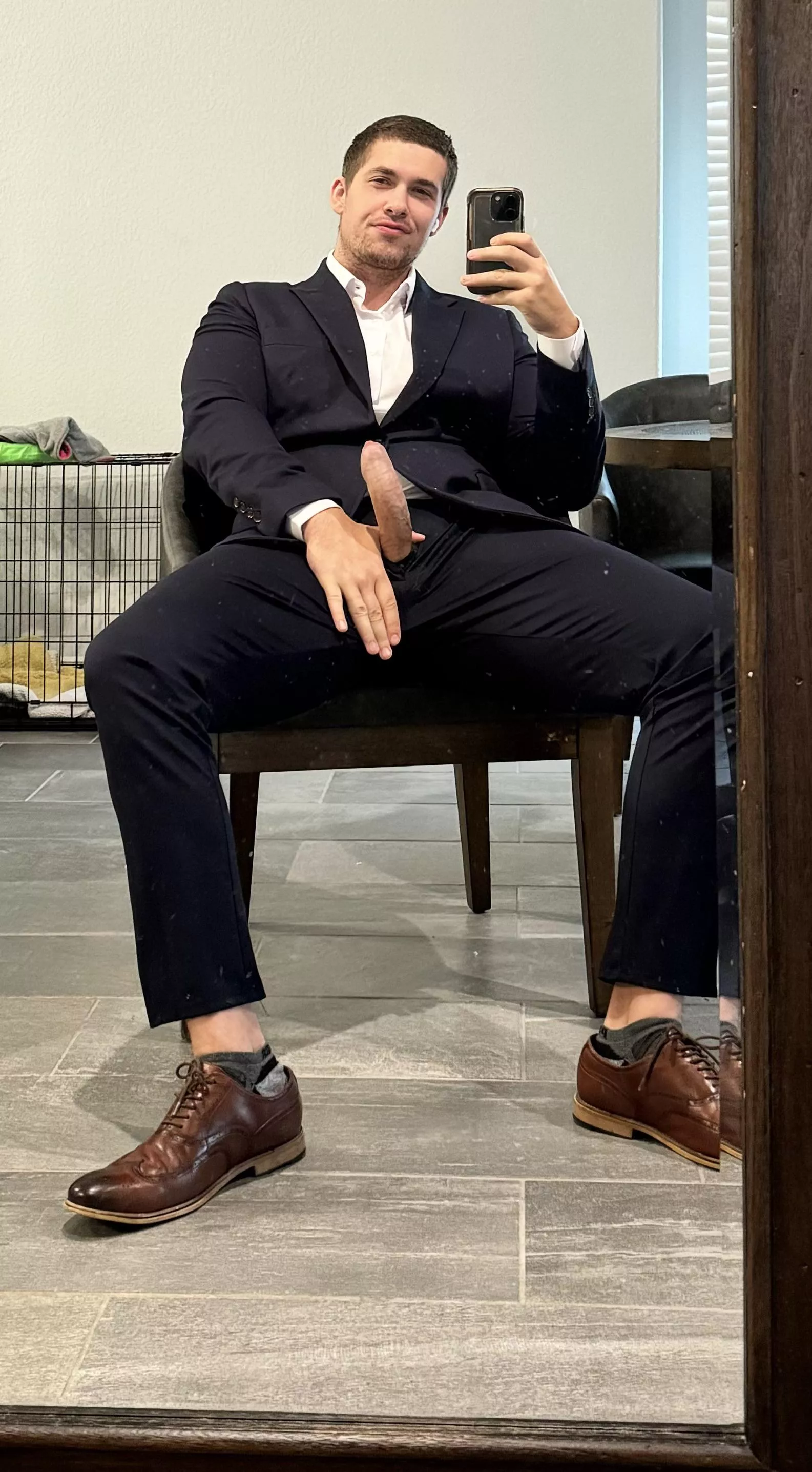 The suit makes the man 😏