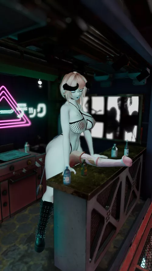 Waiting for that one customer to serve that special drink