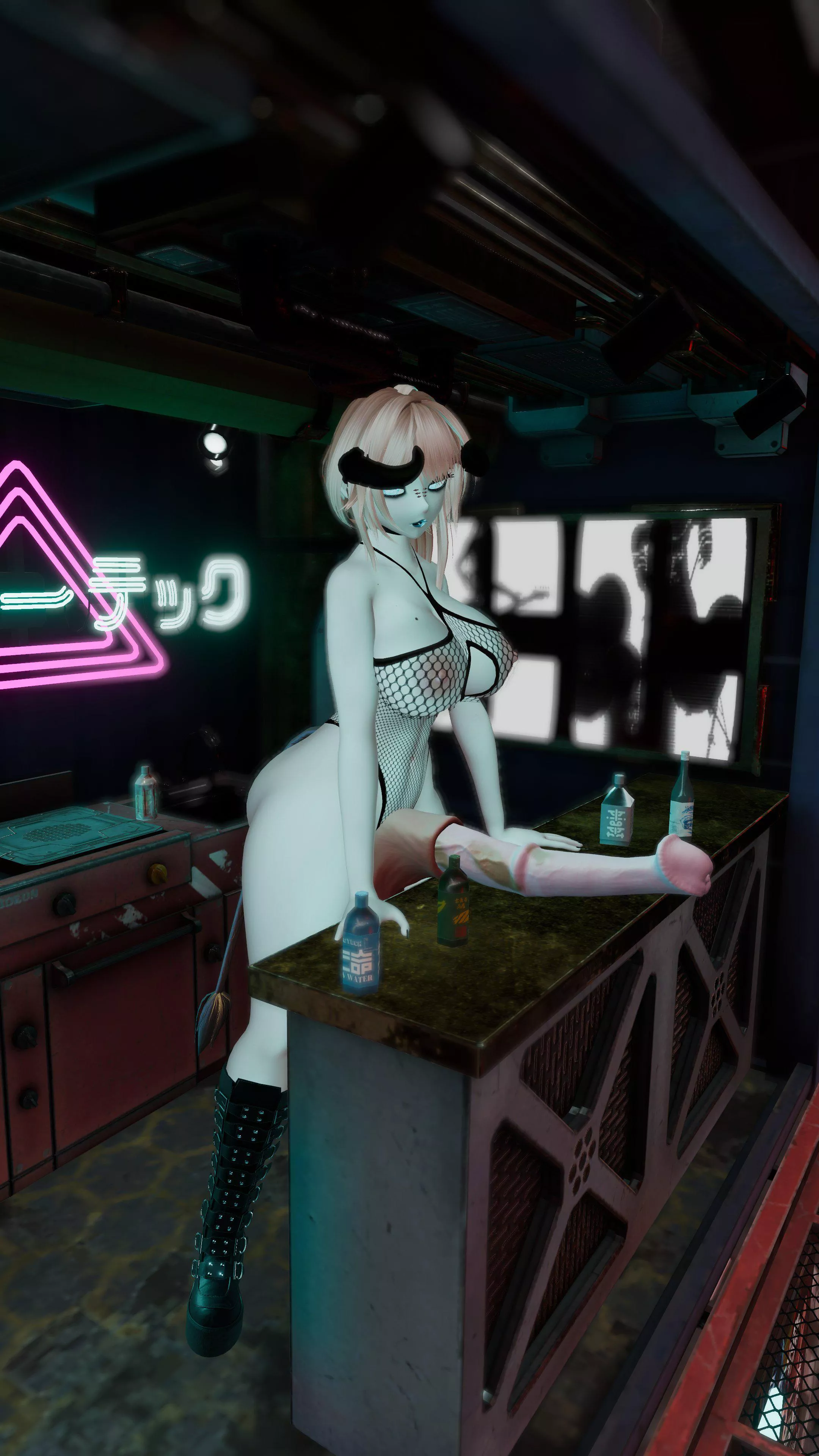 Waiting for that one customer to serve that special drink