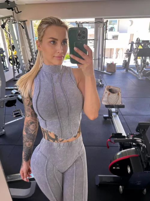 Working out to release my stress out