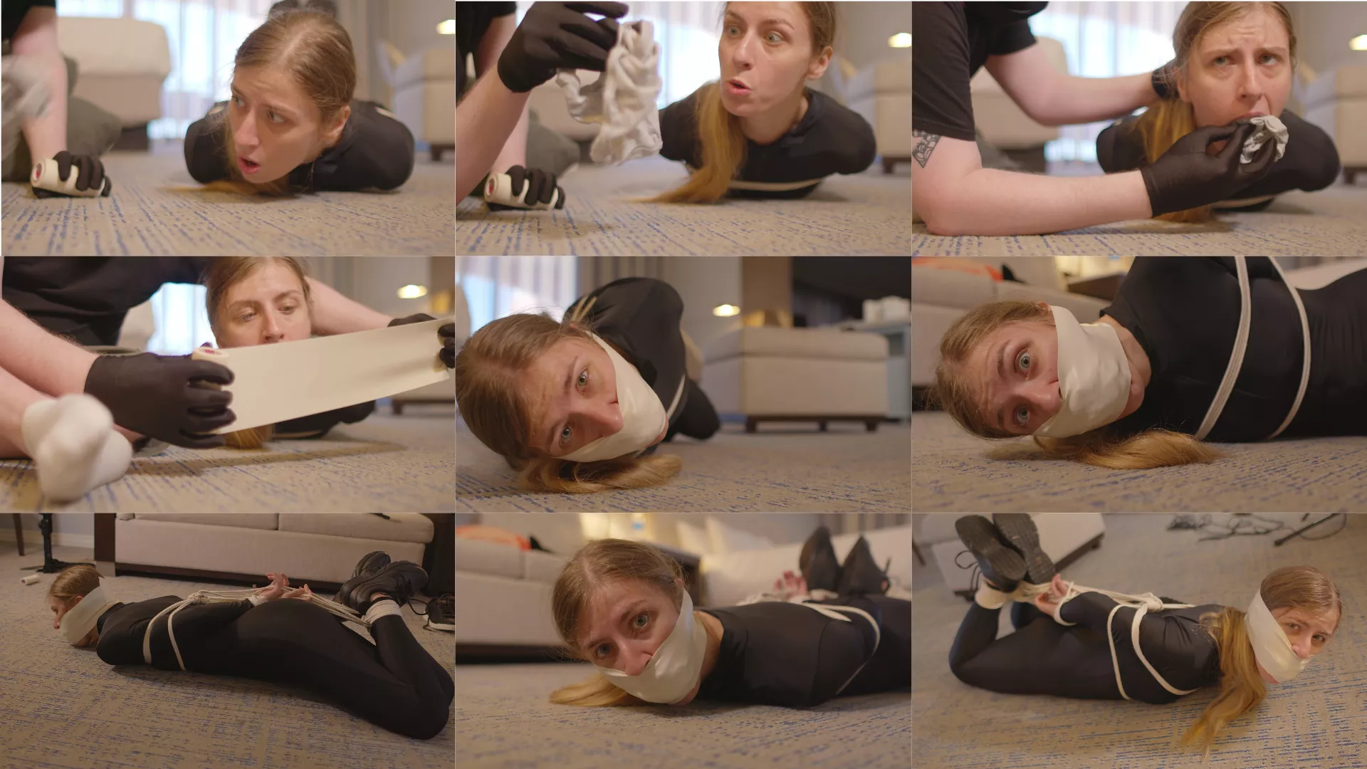 A fun sequence of Winter Flynn getting gagged for your Tied-up Tuesday