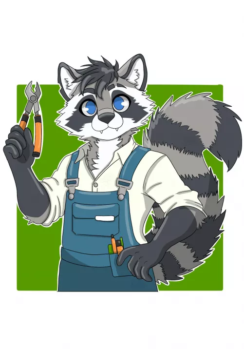 A lil handyman (Art by me)