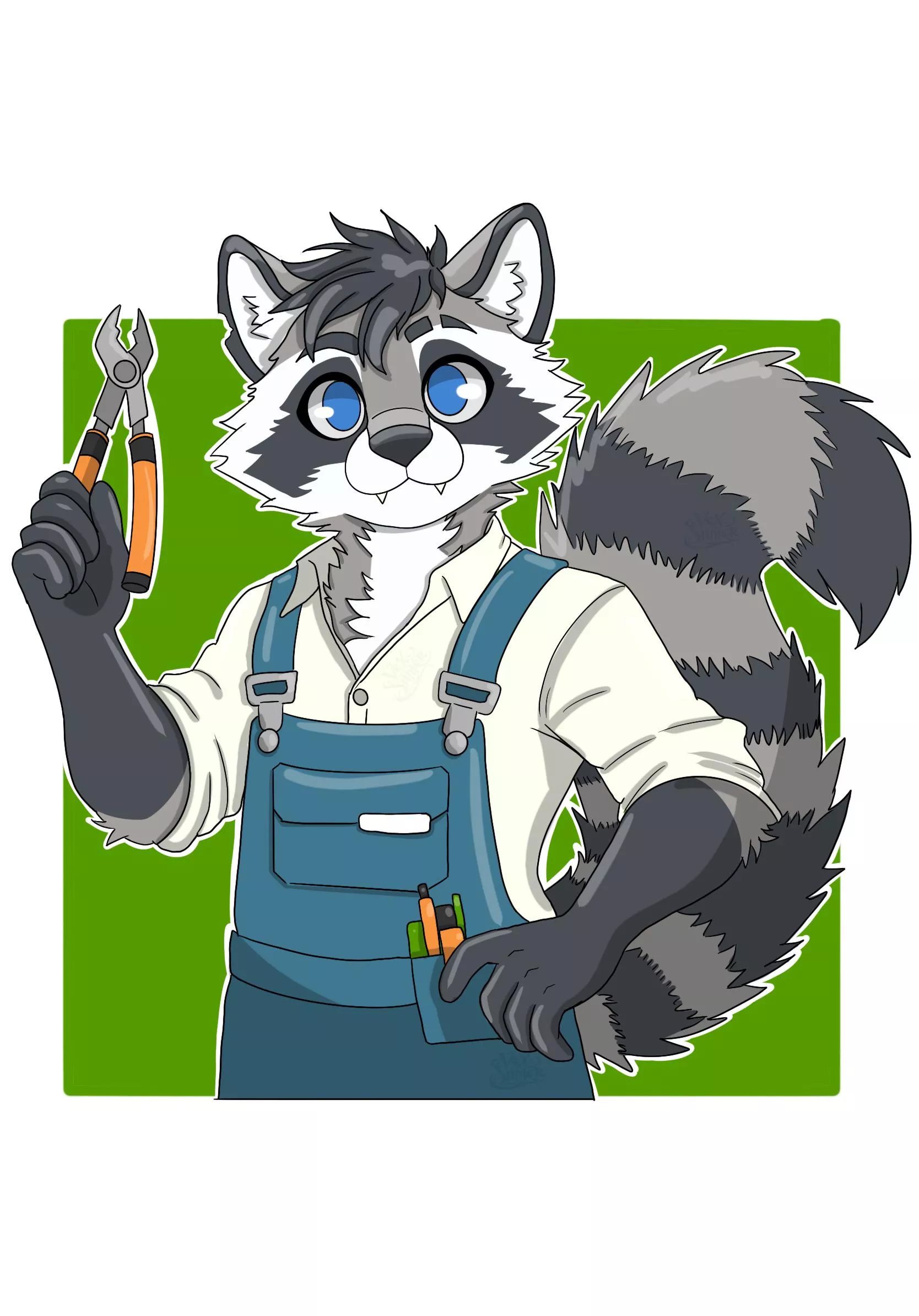 A lil handyman (Art by me)
