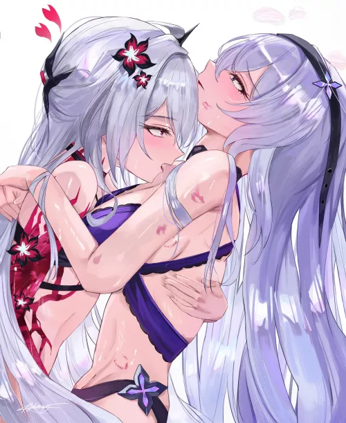 Acheron & Black swan [Honkai: Star Rail]