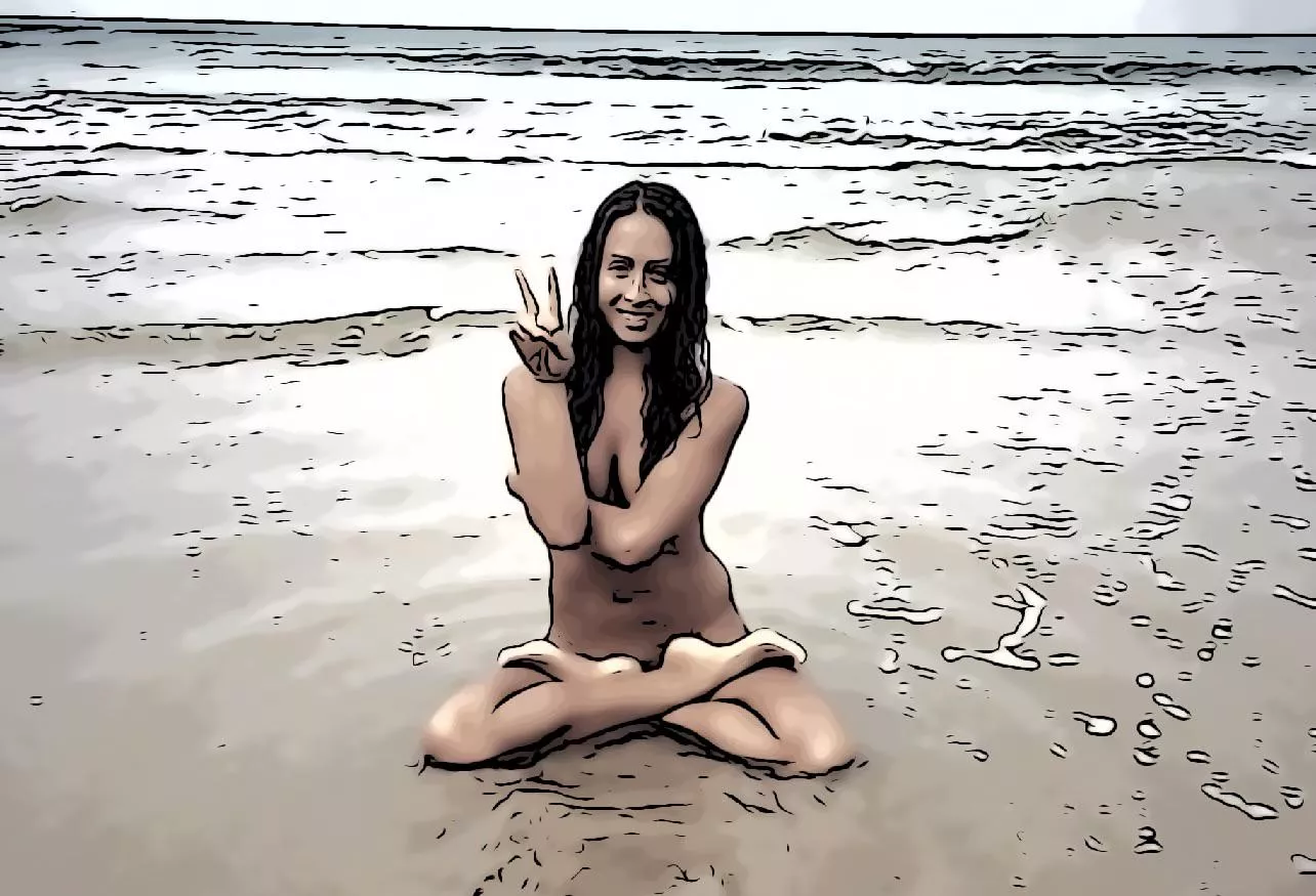 An art piece I’ve been working on, thanks to this awesome model